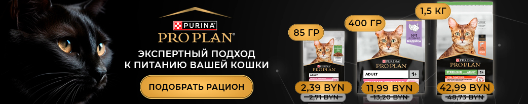 купить корма для котов Pro plan выгодно