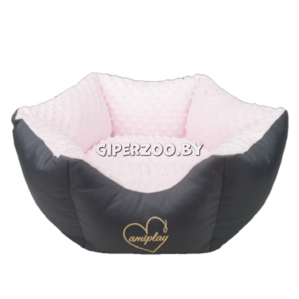 Лежак-корона Amiplay Babydoll розовый Лежак-корона Amiplay Babydoll розовый