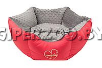 Лежак-корона Amiplay Babydoll красный, L Лежак-корона Amiplay Babydoll красный, L