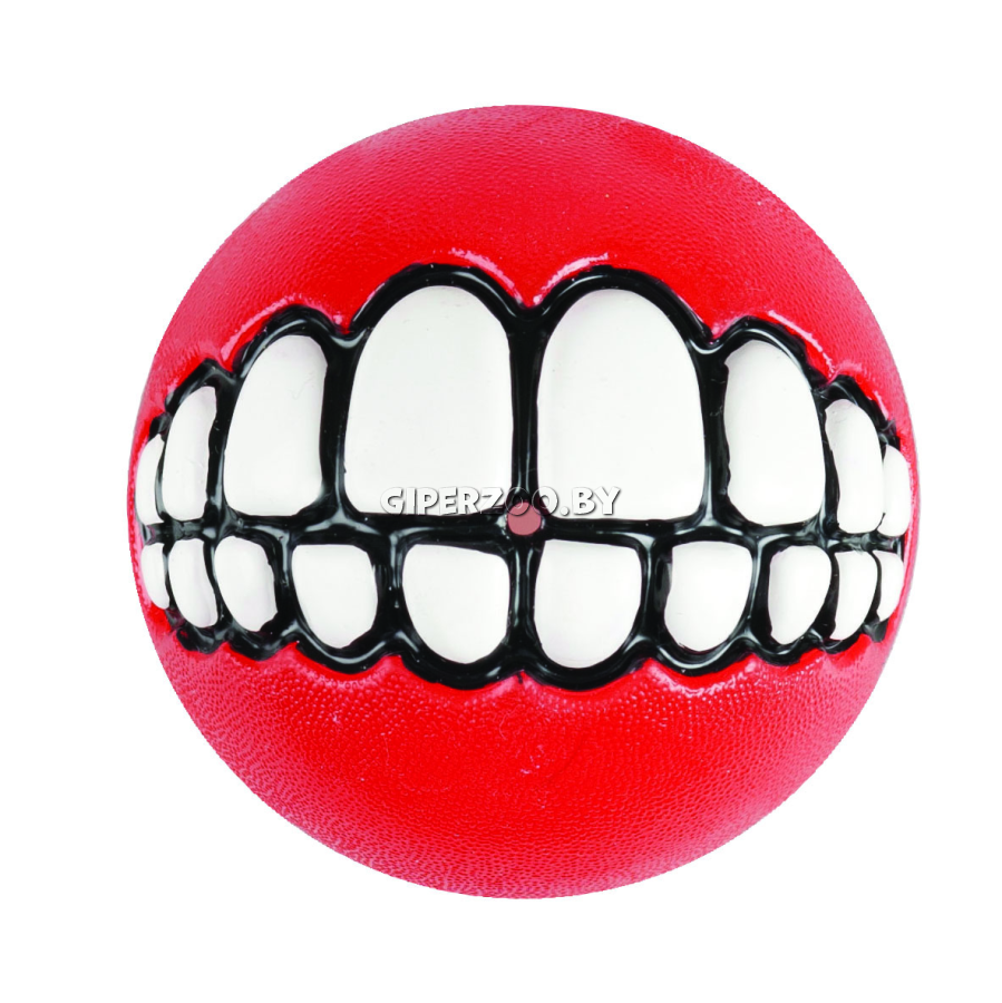 Игрушка для собак Rogz Grinz Medium Red, 6,4 см Игрушка для собак Rogz Grinz Medium Red, 6,4 см