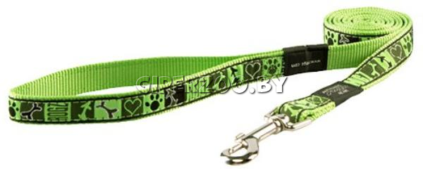 Поводок Rogz Fancy dress салатовый M, 1,4 м Поводок Rogz Fancy dress салатовый M, 1,4 м