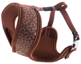 Шлейка-манишка Rogz Lapz Trendy Wrapz коричневая XS