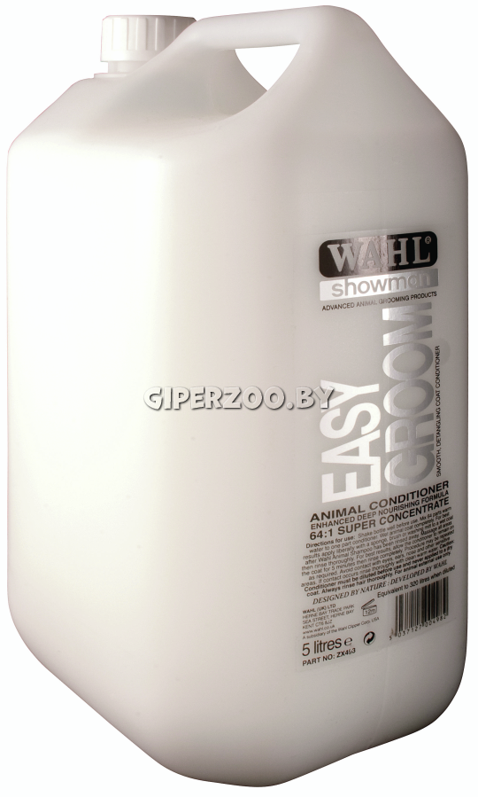 Wahl Conditioner concentrate Easy Groom/Концентрированный кондиционер, 5 л Wahl Conditioner concentrate Easy Groom/Концентрированный кондиционер, 5 л