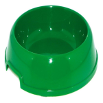 Миска пластмассовая Happy Pet, матовая, зеленого цвета, размер L,450 ml