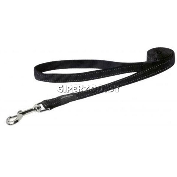 Поводок Rogz Lijn Landing strip черный XL, 0,5 м Поводок Rogz Lijn Landing strip черный XL, 0,5 м