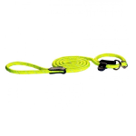 Поводок Rogz Rope с полуудавкой желтый L, 1,8 м