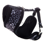 Шлейка-манишка Rogz Lapz Trendy Wrapz черная S