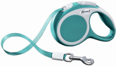 Рулетка Flexi Vario бирюзовая XS, лента 3 м