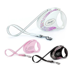 Рулетка Flexi Glam Композиция белая S, лента 3 м