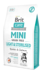 Brit Care Mini GF Light & Sterilised (Кролик и лосось), 2 кг