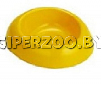 Миска пластмассовая Happy Pet, с сердечком, желтого цвета, размер S, 400 ml Миска пластмассовая Happy Pet, с сердечком, желтого цвета, размер S, 400 ml