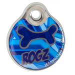 Кулон адресник пластиковый для собак ROGZ id-TAGZ  Navy Zen 2,7см