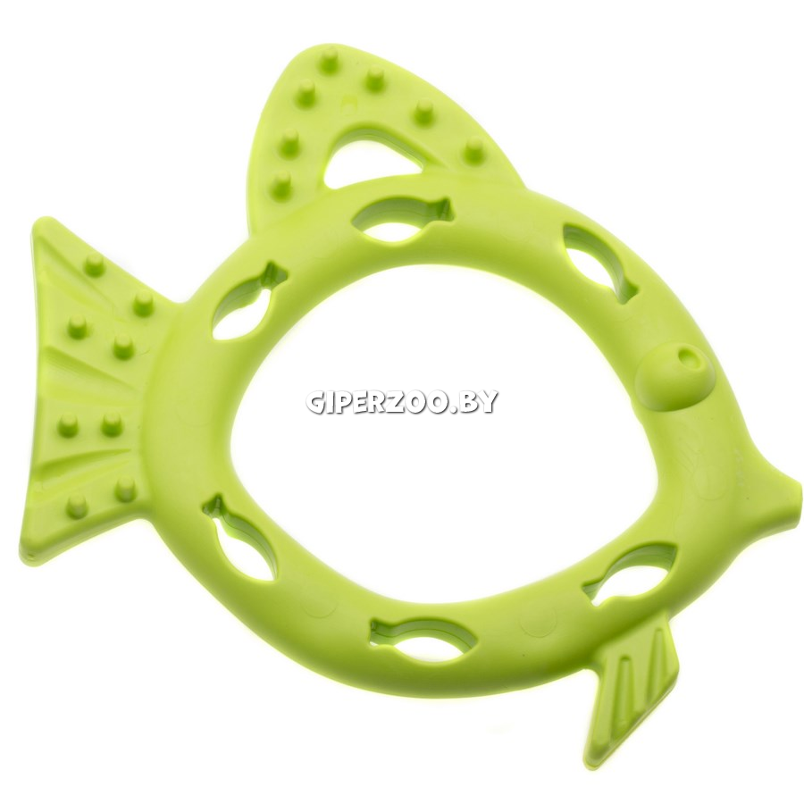 Игрушка для собак COMFY SNACKY рыбка зелёная для лакомств плавающая Игрушка для собак COMFY SNACKY рыбка зелёная для лакомств плавающая