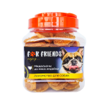 Лакомство для собак For Friends Медальоны из мяса индейки, 500 гр