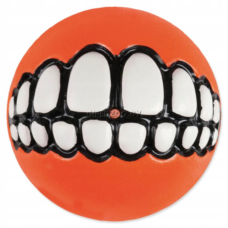 Игрушка для собак Rogz Grinz Medium Orange, 6,4 см Игрушка для собак Rogz Grinz Medium Orange, 6,4 см