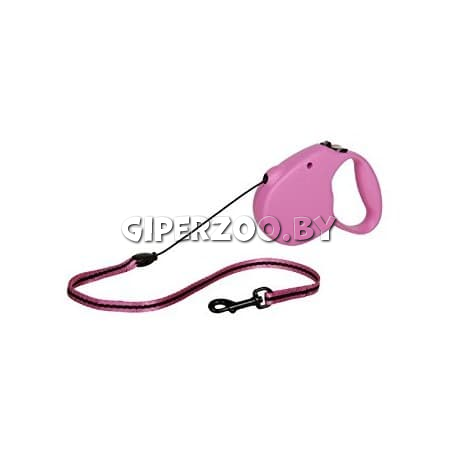 Рулетка Flexi Standart розовая XS, трос 3 м Рулетка Flexi Standart розовая XS, трос 3 м