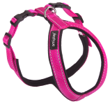 Шлейка Amiplay Grand Soft Reflective розовая XXL