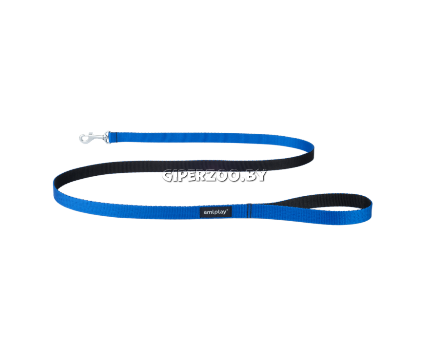 Поводок Amiplay Fusion голубой S, 1,5 м Поводок Amiplay Fusion голубой S, 1,5 м