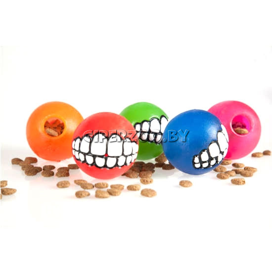 Игрушка длясобак Rogz Grinz Small Lime, 4,9 см Игрушка длясобак Rogz Grinz Small Lime, 4,9 см