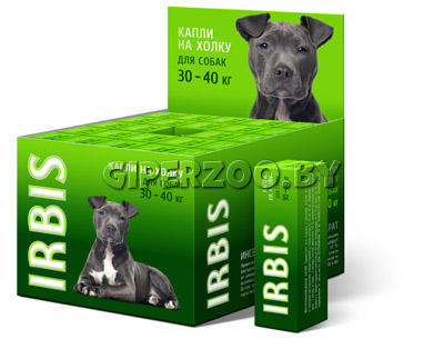 ИРБИС Инсектоакарицидные капли для собак от 30 до 40 кг, 4 мл ИРБИС Инсектоакарицидные капли для собак от 30 до 40 кг, 4 мл