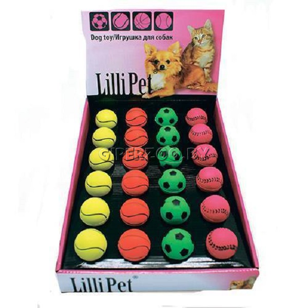Игрушка для собак Lilli Pet  МЯЧ, d=40мм Игрушка для собак Lilli Pet  МЯЧ, d=40мм