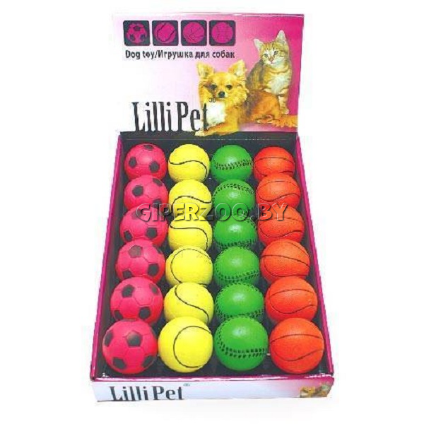 Игрушка для собак Lilli Pet МЯЧ, d=57мм Игрушка для собак Lilli Pet МЯЧ, d=57мм