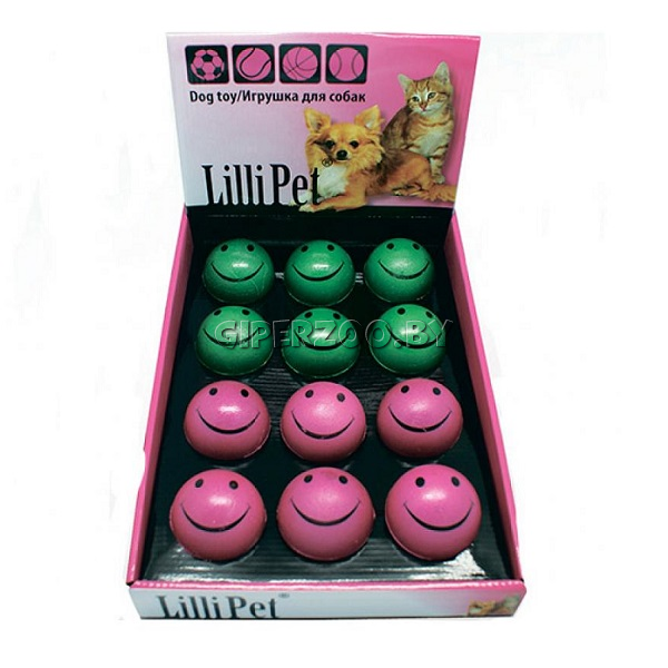 Игрушка для собак Lilli Pet УЛЫБАЮЩИЙСЯ МЯЧ Игрушка для собак Lilli Pet УЛЫБАЮЩИЙСЯ МЯЧ