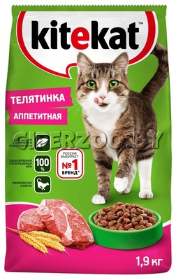 Kitekat Телятинка аппетитная, 1,9 кг Kitekat Телятинка аппетитная, 1,9 кг