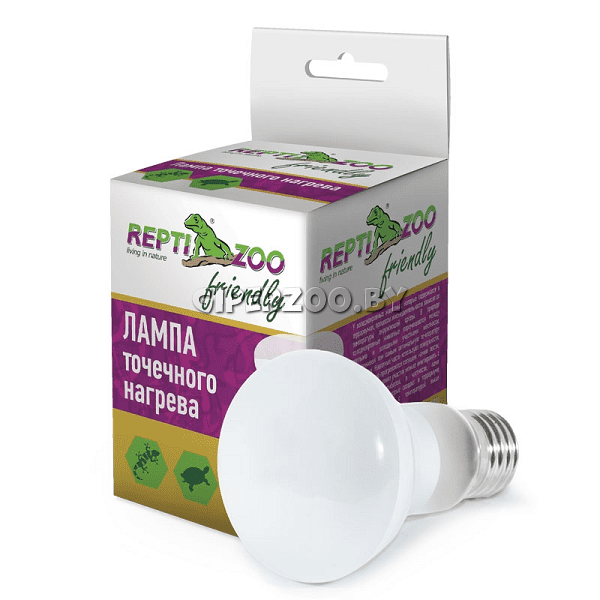 Repti-Zoo Friendly Лампа точечного нагрева для террариума, 60 Вт Repti-Zoo Friendly Лампа точечного нагрева для террариума, 60 Вт