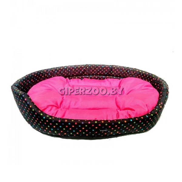 Лежанка для животных овальная AMI PLAY Crazy XL в горошек Лежанка для животных овальная AMI PLAY Crazy XL в горошек