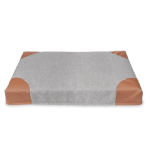 Лежанка Amiplay ZipClean Classic светло-серая, M