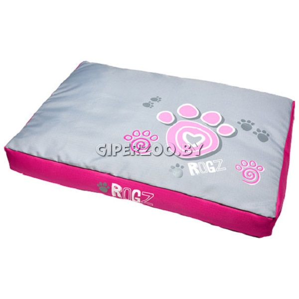 Лежанка Rogz Spice Pink Paw розовый, M Лежанка Rogz Spice Pink Paw розовый, M
