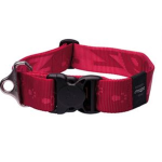 Ошейник для собак Rogz Big Foot Red 40mm