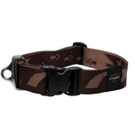 Ошейник для собак Rogz Big Foot Chocolate 40mm