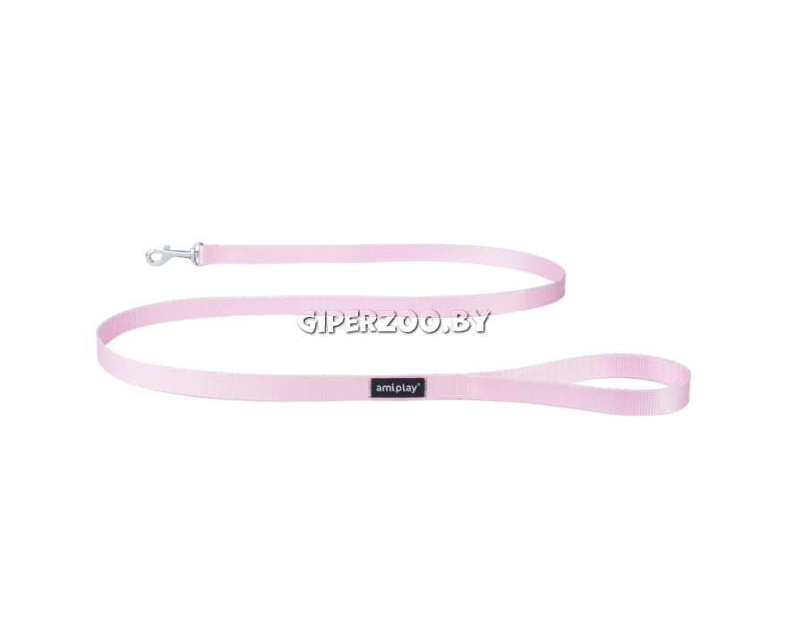 Поводок Аmiplay Basic M Розовый, 1,5 м Поводок Аmiplay Basic M Розовый, 1,5 м