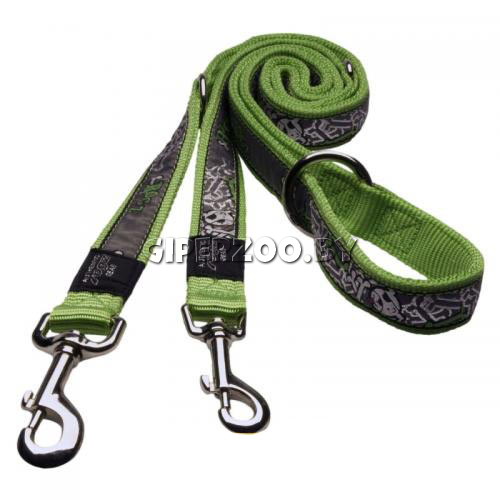 Поводок Rogz Armed Response Lijn bones, 1,8 м Поводок Rogz Armed Response Lijn bones, 1,8 м