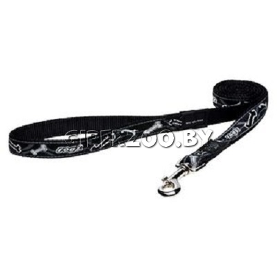 Поводок Rogz Scooter Lijn Black Bone, 1,4 м Поводок Rogz Scooter Lijn Black Bone, 1,4 м