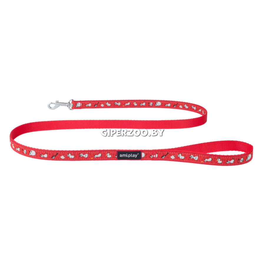 Поводок Аmiplay Wink XL Красный, 1,4 м Поводок Аmiplay Wink XL Красный, 1,4 м