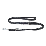 Поводок регулируемый Аmiplay Reflective L Черный, 100-200 cм