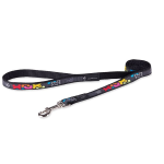 Поводок Rogz Special Agent Multi Bone Black, 0,5 м