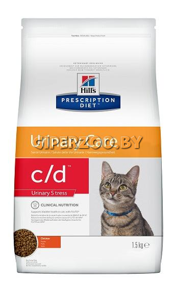 Hill's Prescription Diet c/d Urinary Stress Urinary Care (курица), 400 гр Hill's Prescription Diet c/d Urinary Stress Urinary Care (курица), 400 гр