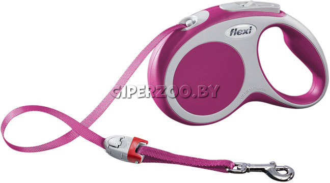 Рулетка Flexi Vario розовая S, лента 5 м Рулетка Flexi Vario розовая S, лента 5 м