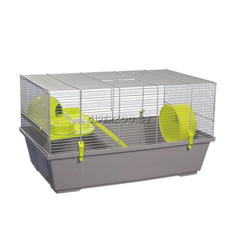 Клетка для Джунгарского хомячка Voltrega 168 серая 58*36*32 см Клетка для Джунгарского хомячка Voltrega 168 серая 58*36*32 см