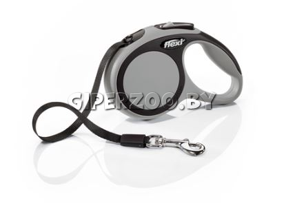 Рулетка Flexi New Comfort серая L, лента 8 м Рулетка Flexi New Comfort серая L, лента 8 м