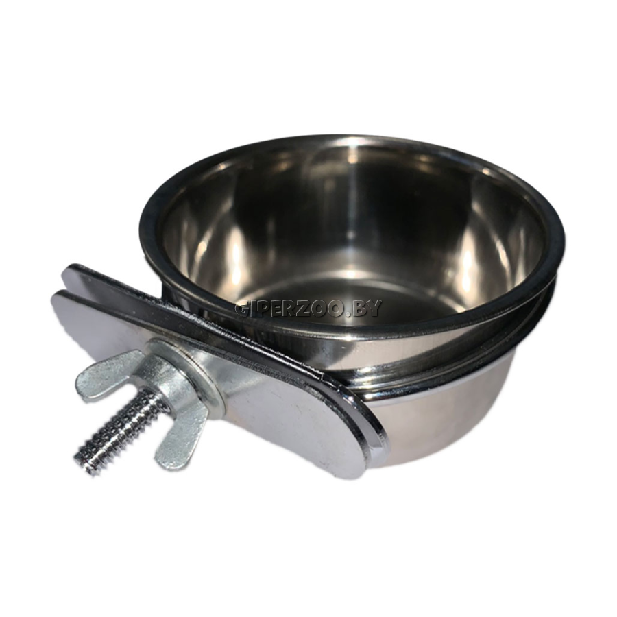 Миска металлическая For Friends с держателем 0,6л Миска металлическая For Friends с держателем 0,6л