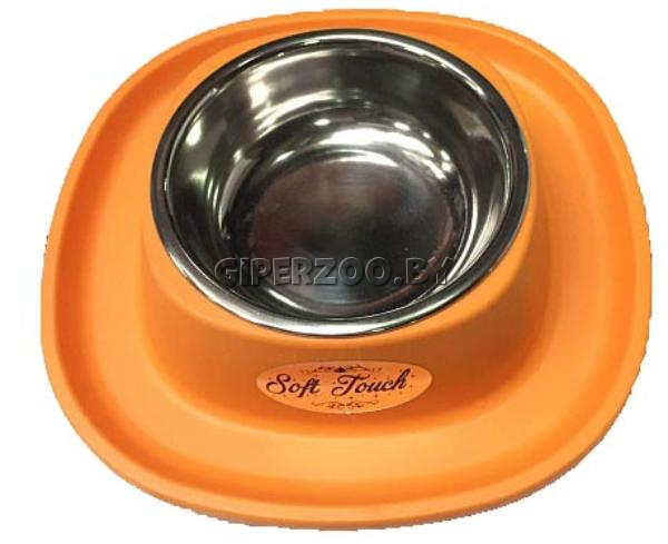 Подставка под миски Georplast пластиковая Soft touch inox (small), 0,25 л Подставка под миски Georplast пластиковая Soft touch inox (small), 0,25 л