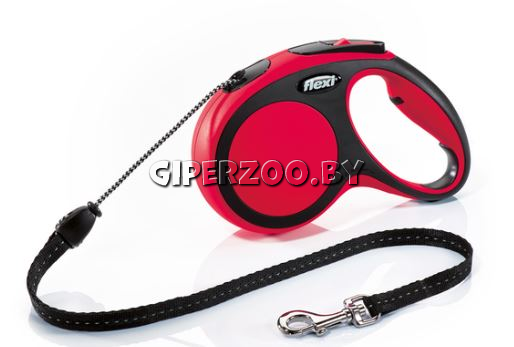 Рулетка Flexi New Comfort красная S, трос 5 м Рулетка Flexi New Comfort красная S, трос 5 м