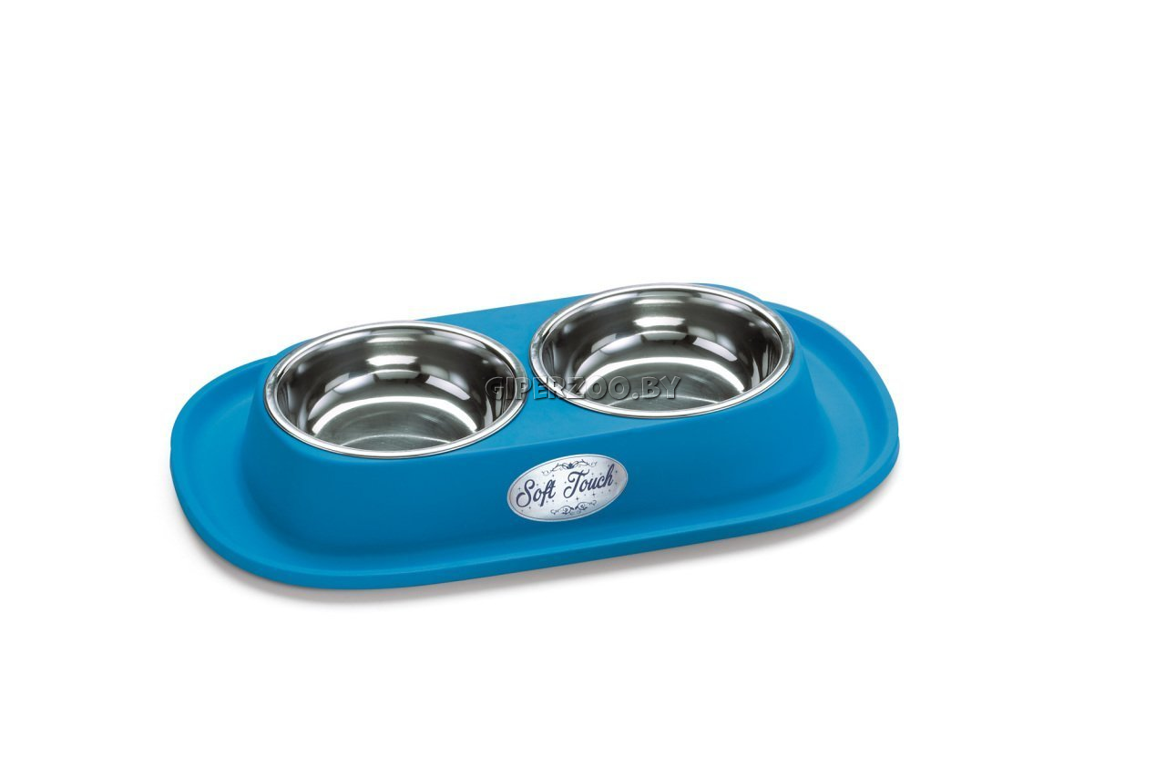 Пластиковое крепление миски Georplast Soft touch inox (double) Пластиковое крепление миски Georplast Soft touch inox (double)