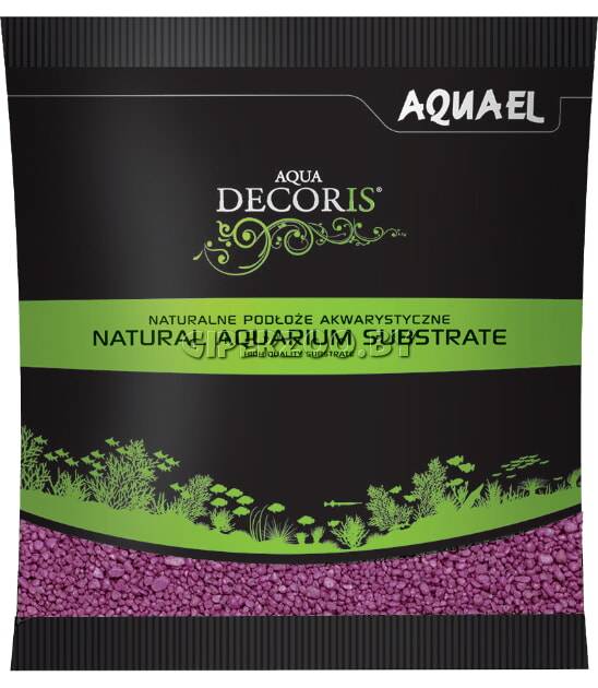 AQUAEL Грунт AQUA DECORIS, фуксия 1 кг