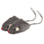 Игрушка для кошек TRIOL Мышь серая, 45-50 мм
